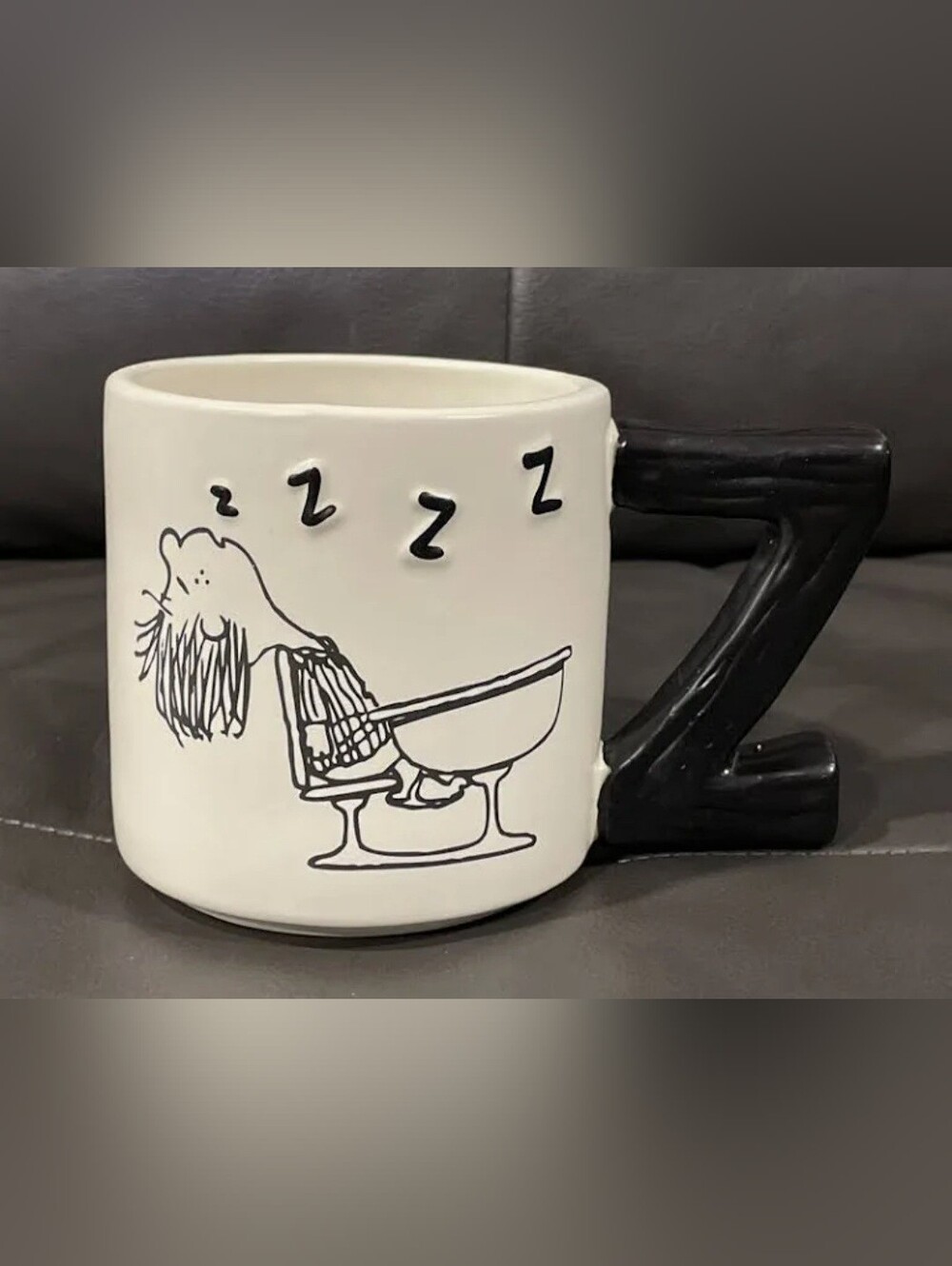 Rare Vintage Hallmark Mug~Peppermint Patty~Peanuts Coffee Cup~3D Zzz's